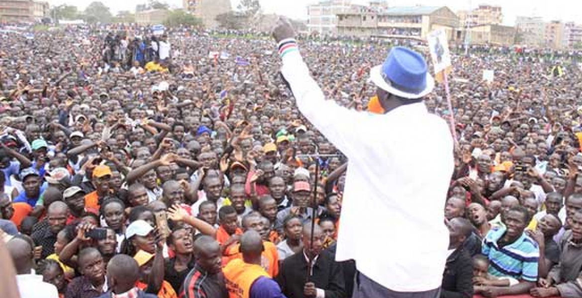 Raila: I'll Hold a Party for All Kenyans at State House When I Win on Tuesday