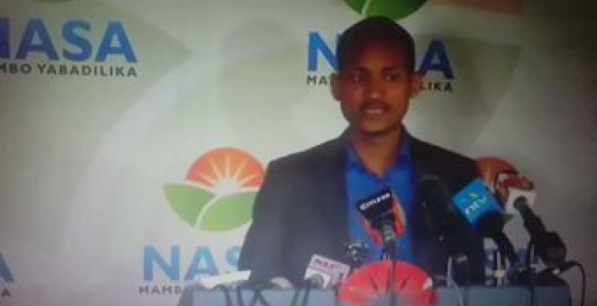 Babu Owino Causes Drama at NASA Press Briefing in Nairobi