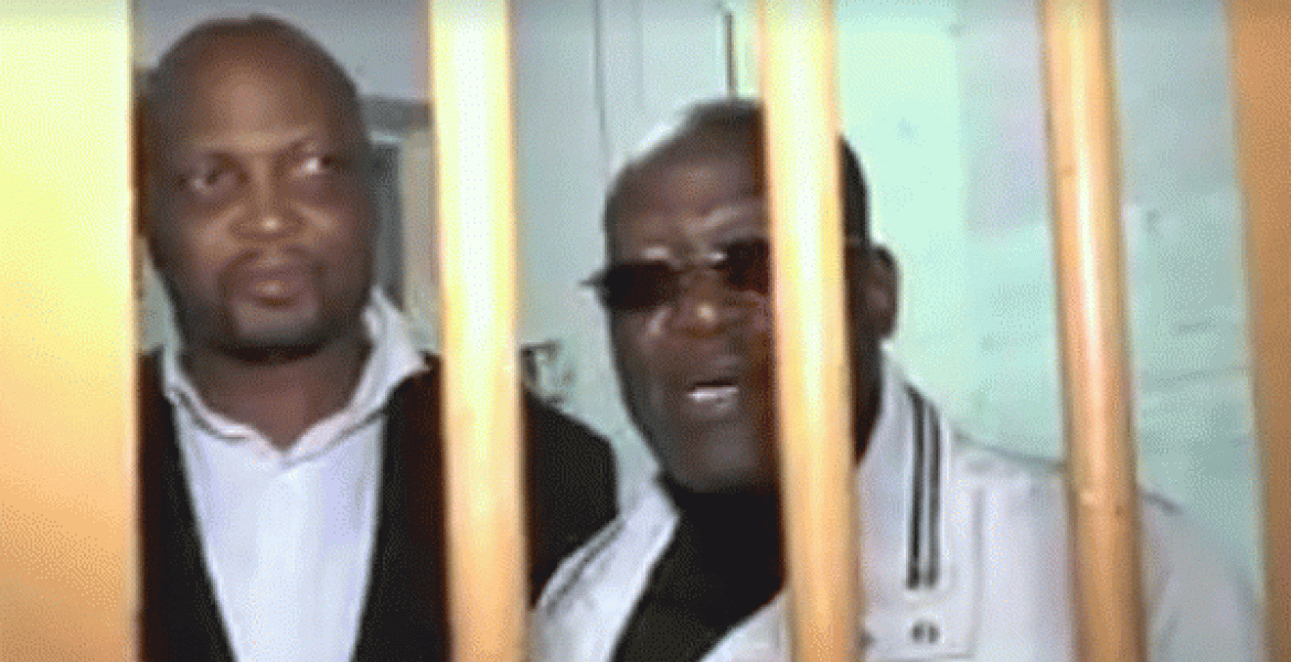 Raila Visits Moses Kuria, Johnstone Muthama at Pangani Police Station