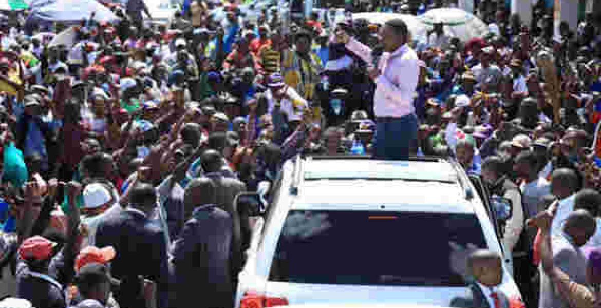 Machakos Governor Alfred Mutua Hits Campaign Trail in Ukambani in Support of President Uhuru