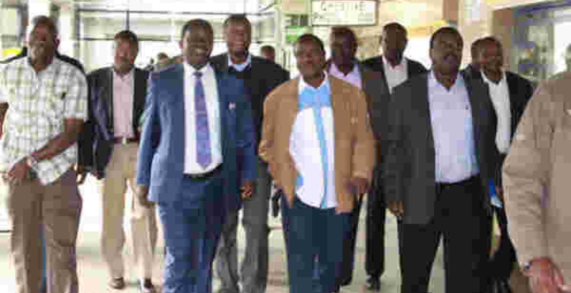 Raila Storms Out of IEBC Meeting