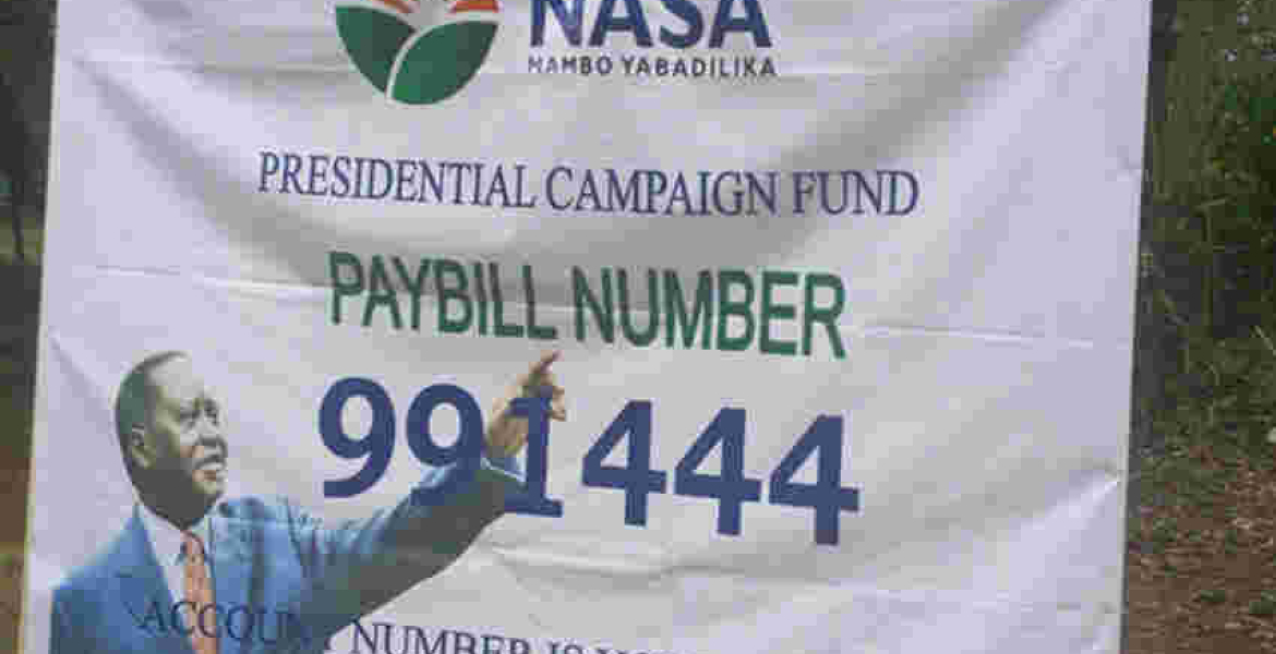 Raila Invites Those Ready to Go to Canaan to &quot;Buy Tickets&quot;