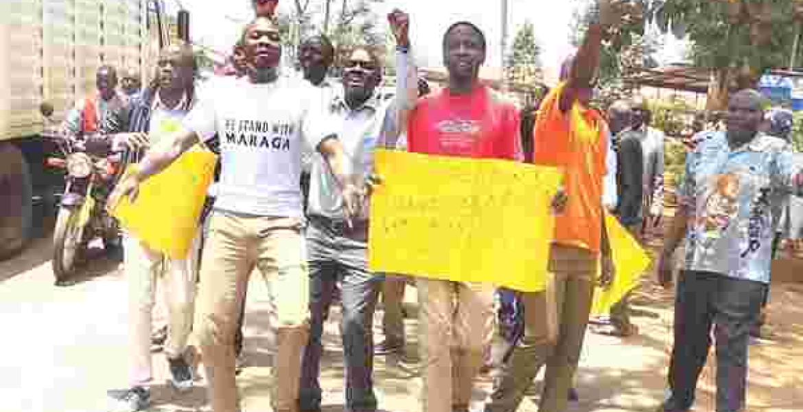 Nyamira Residents Hold Demos to Shield Chief Justice David Maraga from Attacks by President Uhuru