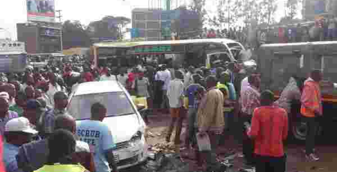 Multiple-Car Crash along Thika Super Highway Claims Seven Lives