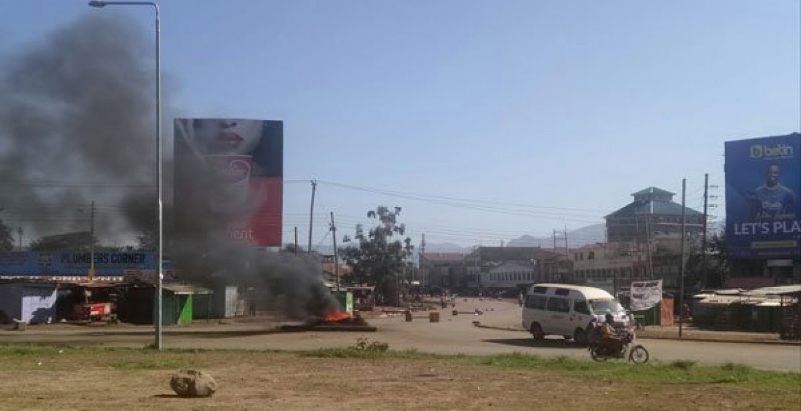 NASA Supporters Engage Police in Running Battles as Anti-IEBC Demos Turn Chaotic
