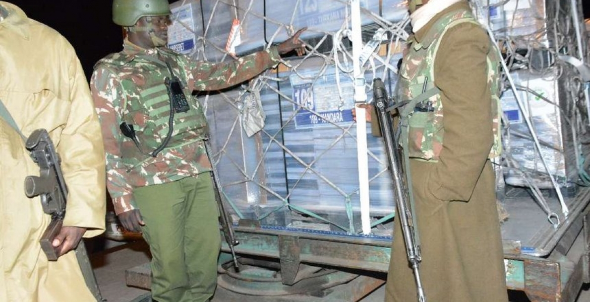 Ballot Papers for 10 Counties Arrive at JKIA from Dubai