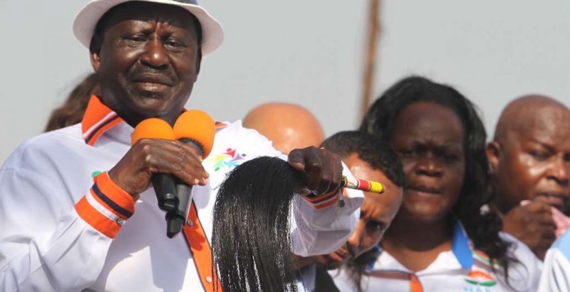Raila: Uhuru is a Desperate, Unworthy Opponent