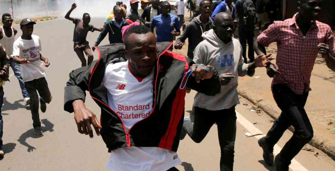 NASA Anti-IEBC Protesters Clash with Nairobi Business Community