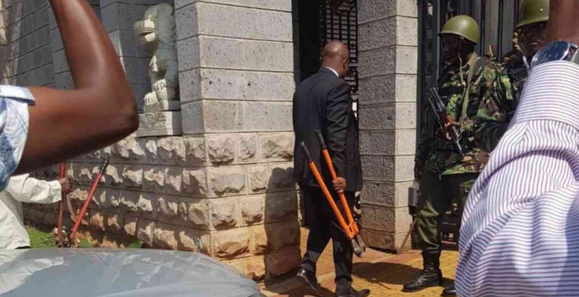 Police Break into Billionaire Jimmy Wanjigi's Palatial Residence