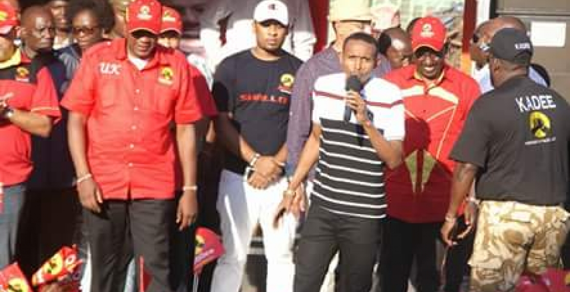 Nyali MP &quot;Moha Jicho Pevu&quot; Explains His Presence at President Uhuru's Rally in Mombasa
