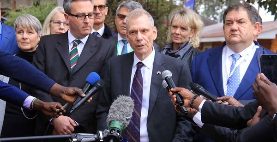 US Ambassador to Kenya Robert Godec Urges Jubilee to Drop Amendments on Electoral Laws