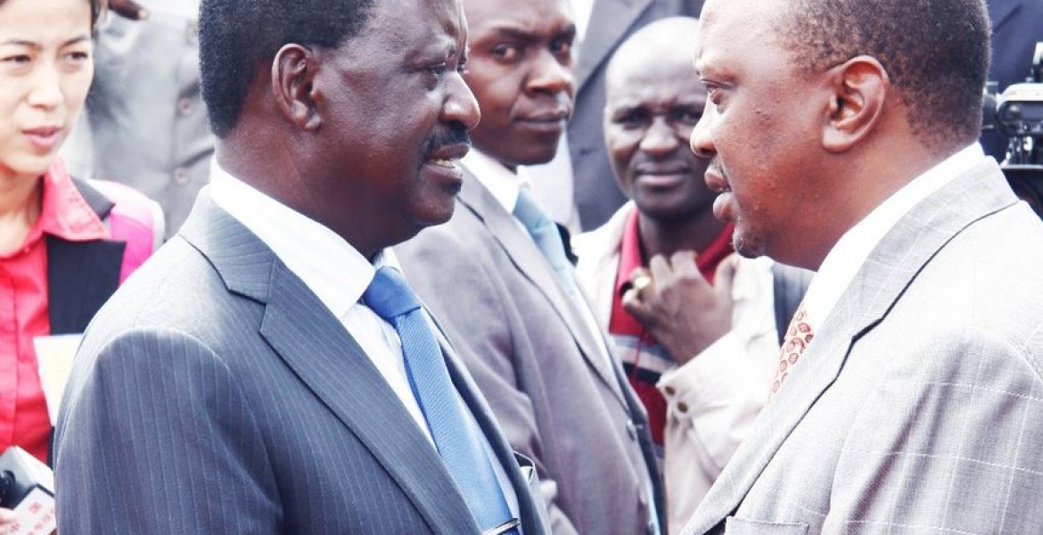 President Uhuru, Raila Engage Each other on Twitter