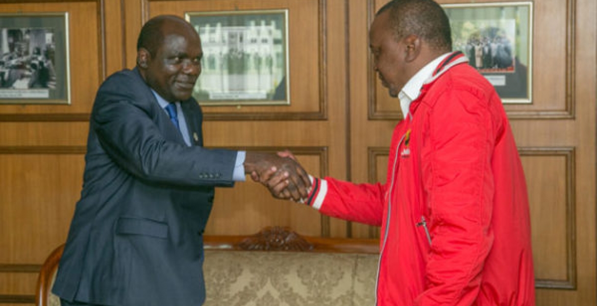 President Uhuru Holds Talks with IEBC Chair Wafula Chebukati, Says Jubilee Has No Demands