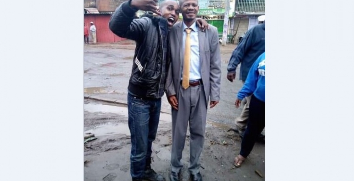 Transformed &quot;Githeri Man&quot; Pictured again at His Polling Station