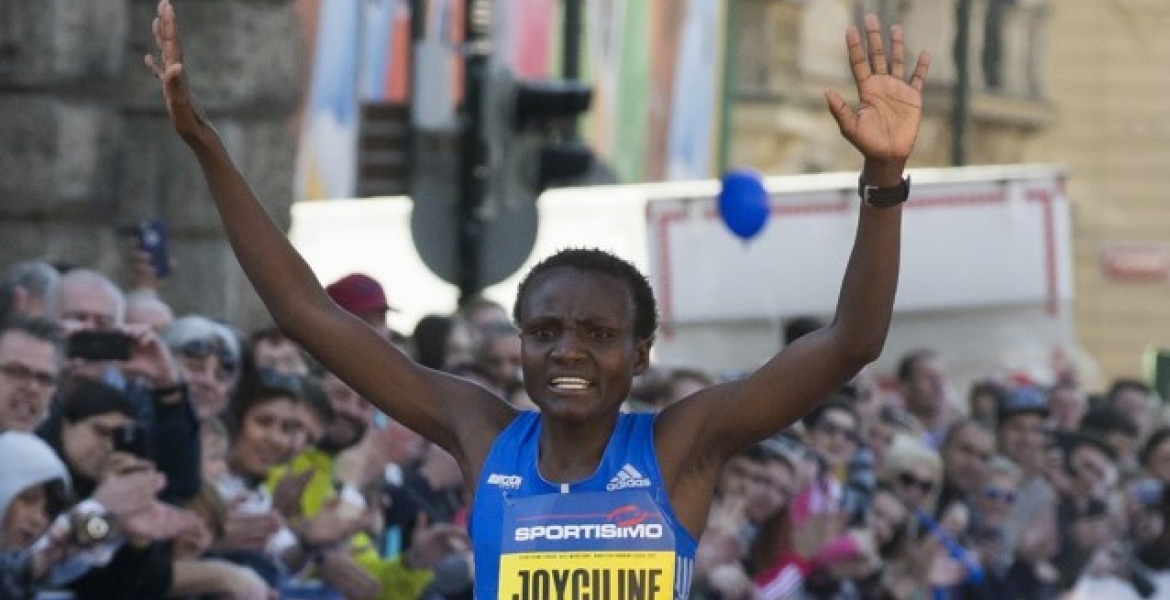 Kenya's Joyciline Jepkosgei Breaks Half Marathon World Record