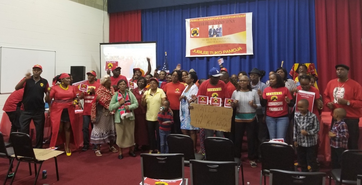 Kenyans in Maryland, USA Hold Rally in Support of Jubilee, Pray for Peace