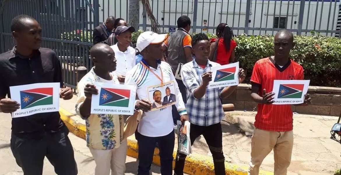 NASA Supporters Unveil &quot;Peoples Republic of Kenya&quot; Flag