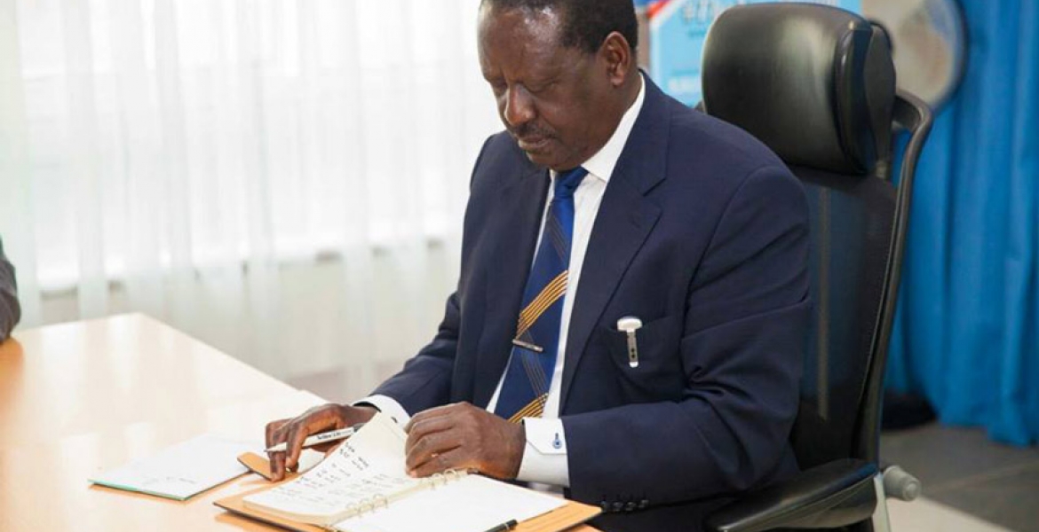 Raila Says He Won't Sign Form 24A to Officially Withdraw from Race