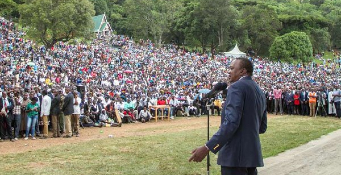 President Uhuru Assures Kenyans of Peace Ahead of October 26th Vote