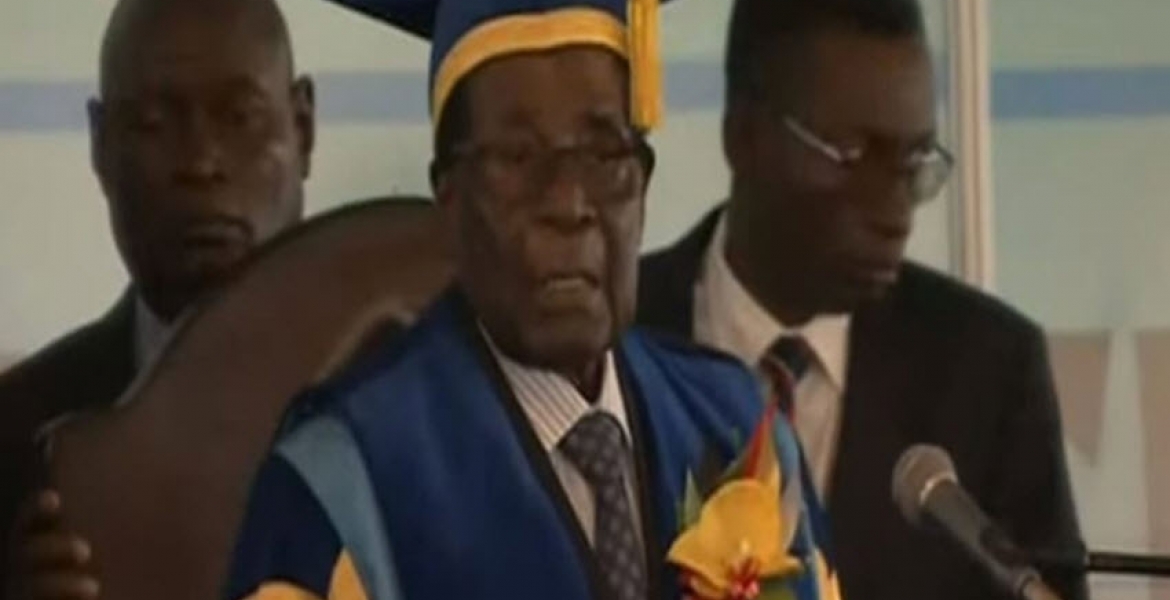 Zimbabwe President Robert Mugabe Makes First Public Appearance
