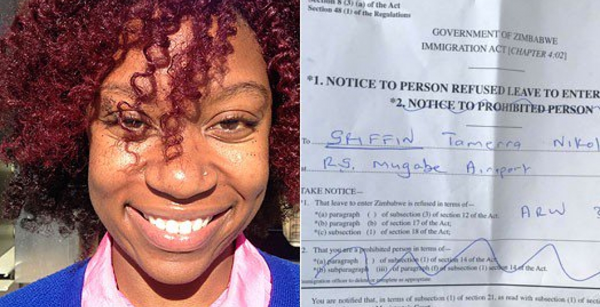 Journalist Working for US News Website Deported from Zimbabwe to Nairobi