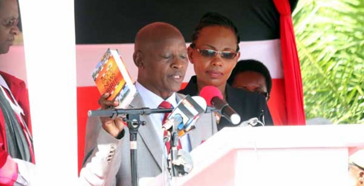 Mutahi Kahiga Takes Oath of Office as Fourth Nyeri Governor