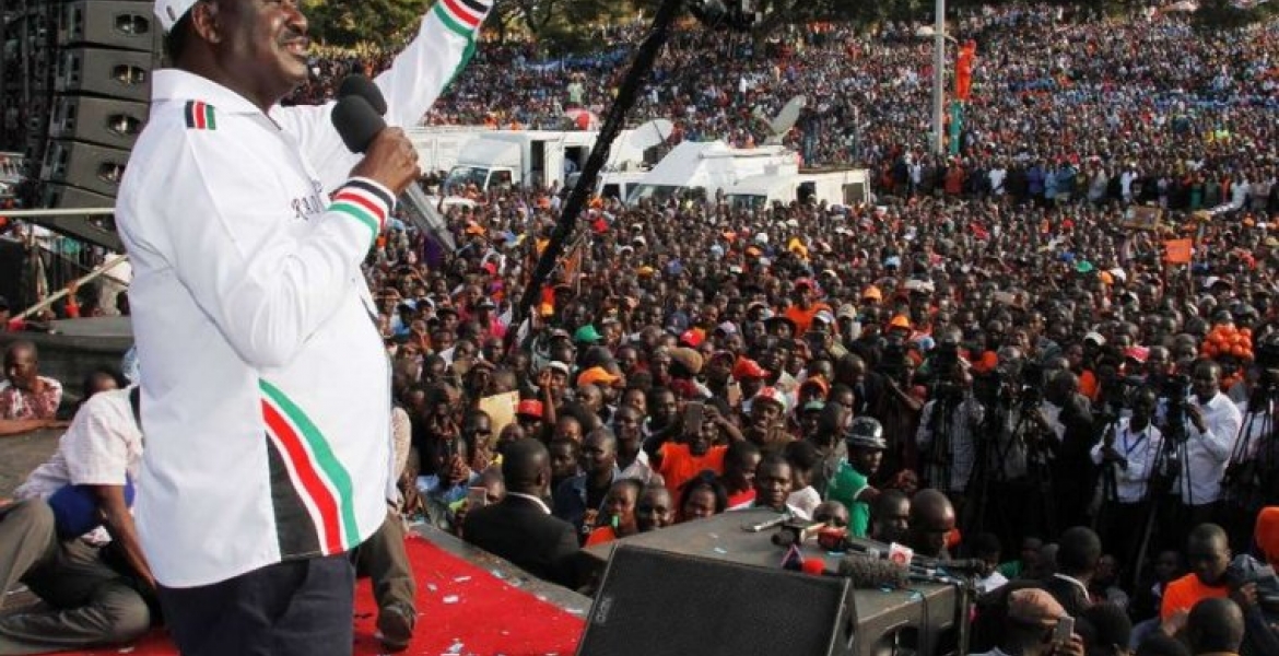 Raila to Hold Parallel Event at Uhuru Park during President Uhuru's Inauguration