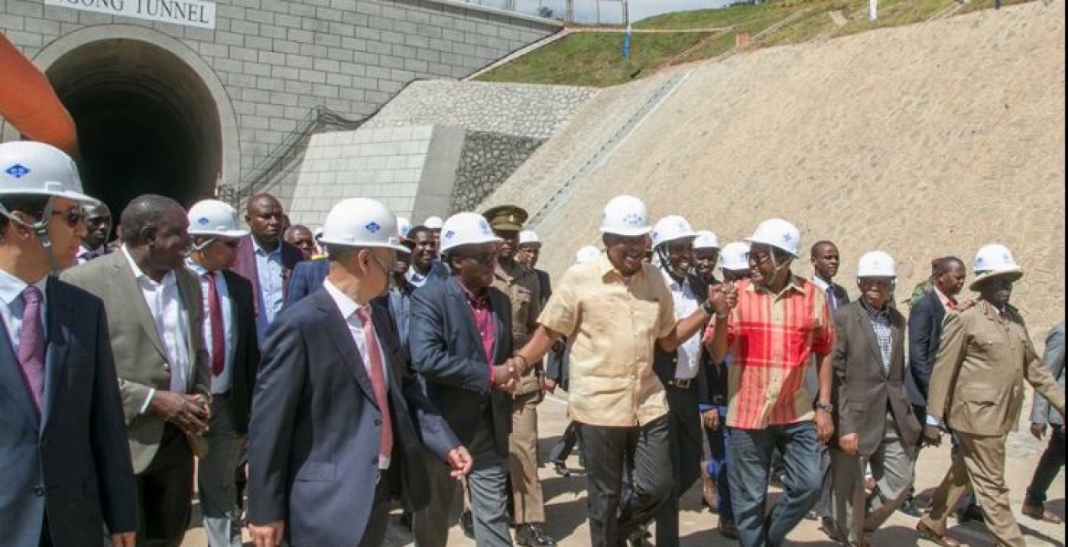 President Uhuru Inspects the Construction of Second Longest Railway Tunnel in Africa