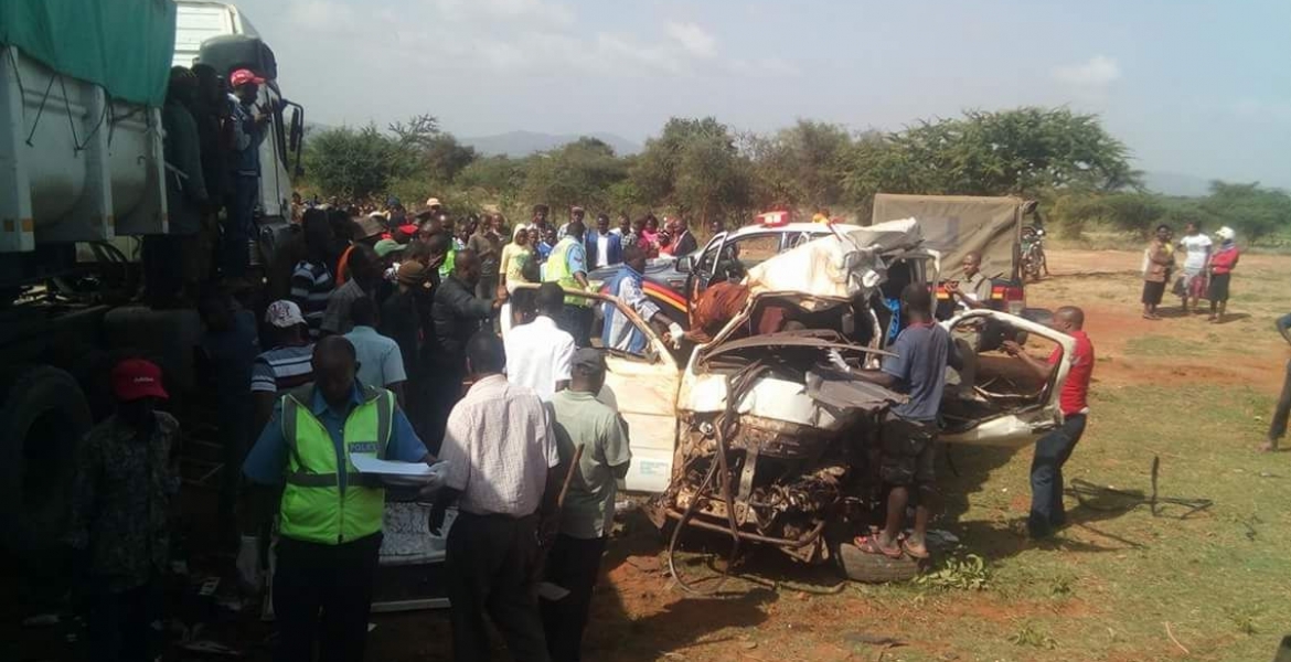 Seven People Die in Grisly Road Accident along Nairobi-Mombasa Highway