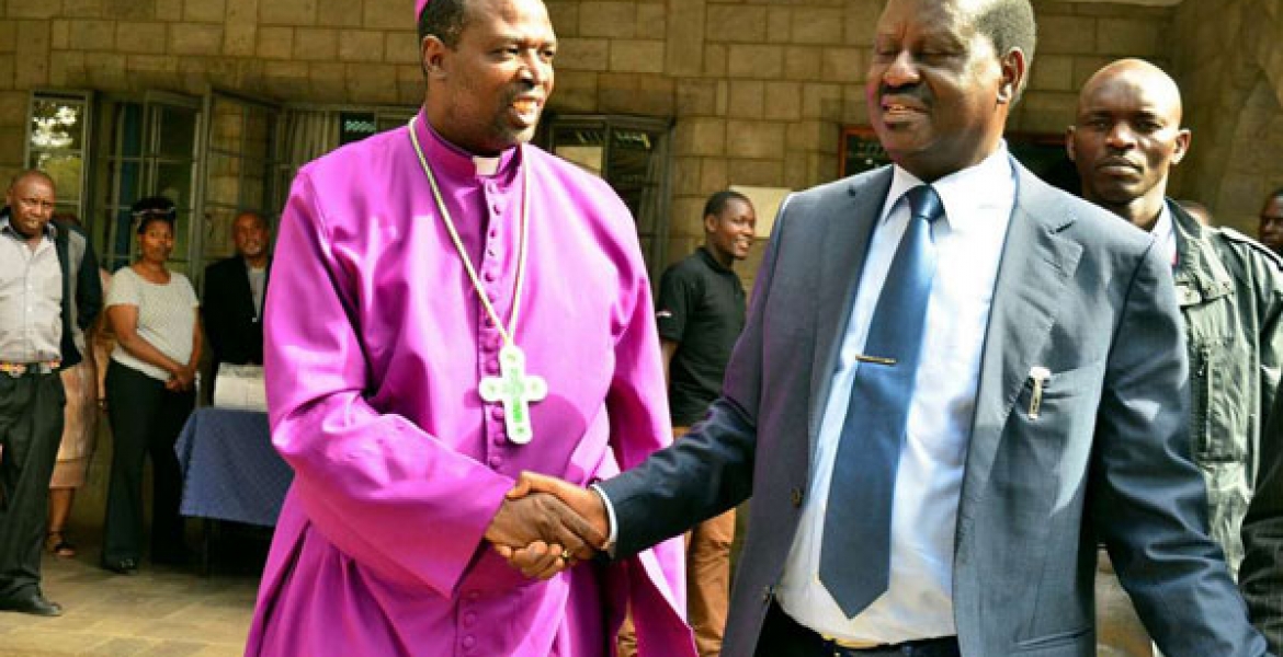 Anglican Church Says Raila's Planned 'Swearing in' Illegal