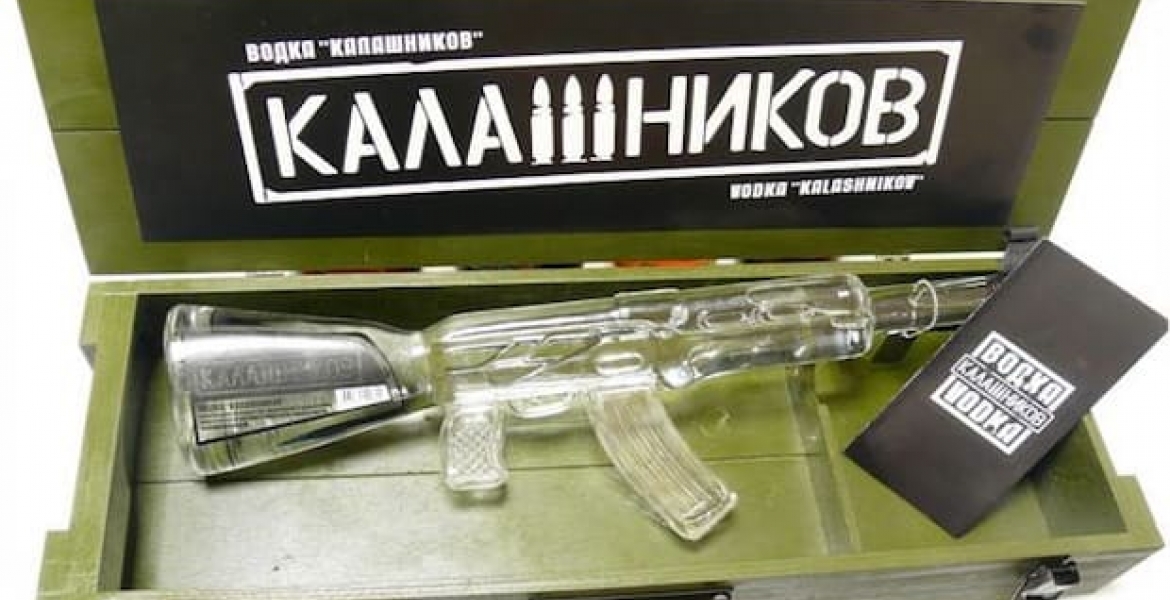 Bottle of Russian-Made Vodka Resembling AK47 Rifle Causes Tension at JKIA