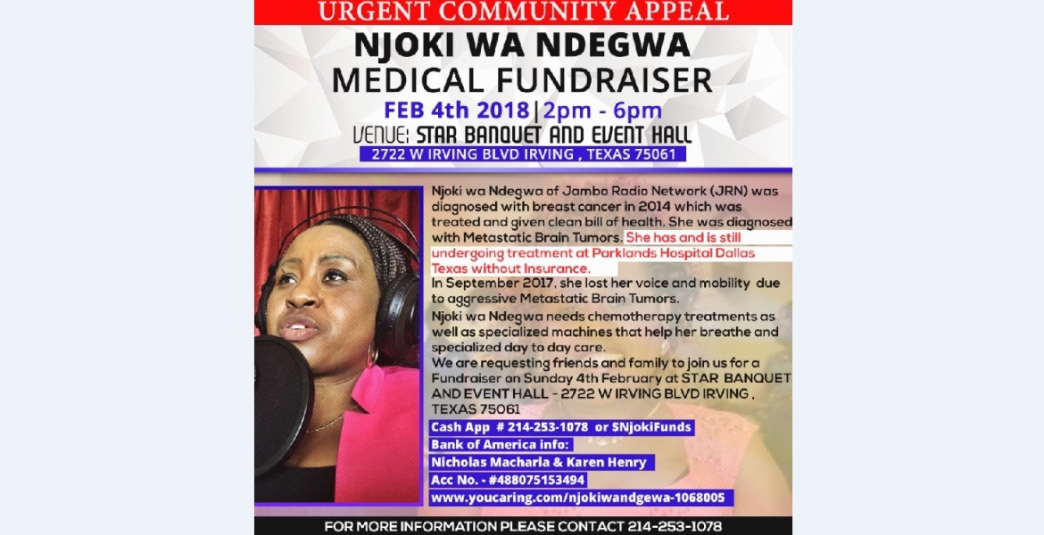 Urgent Appeal: Medical Fundraiser for Njoki wa Ndegwa of Jambo Radio Network (JRN)