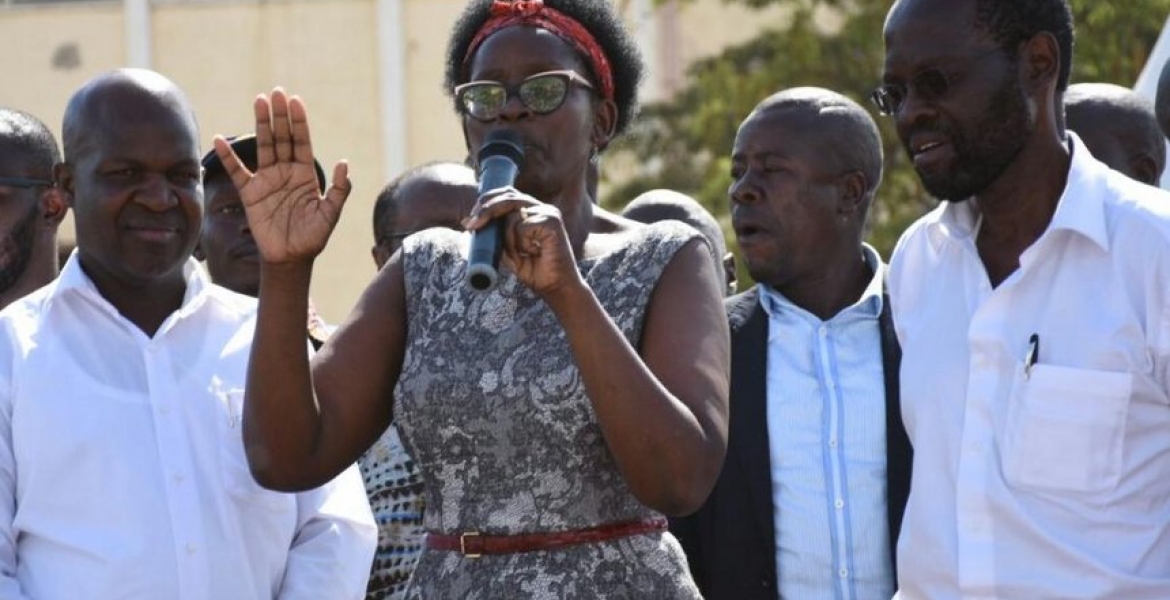 Ceremony to Welcome Kisumu Governor Nyong'o from the US Turns Chaotic