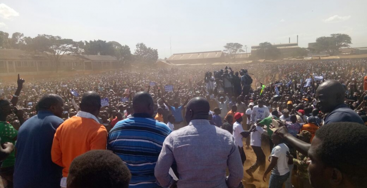 NASA Leaders Hold First Rally After Raila 'Swearing-in', Vow to Resist Jubilee's Intimidation