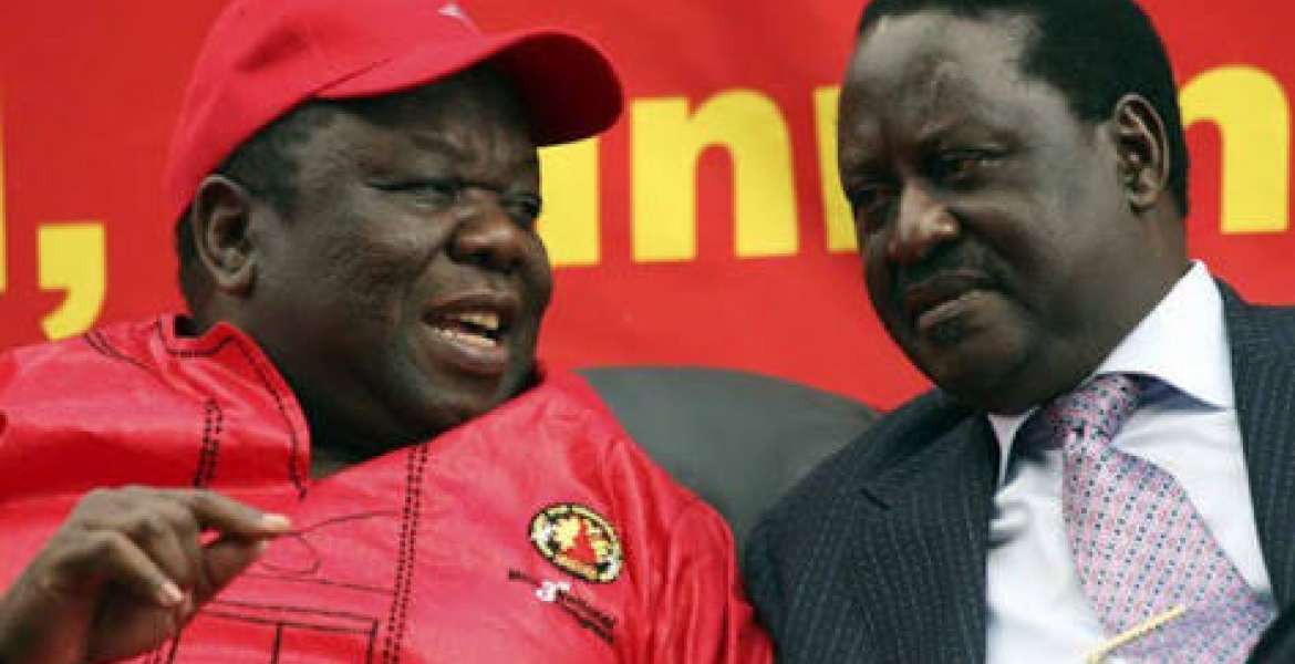 Raila in Zimbabwe to Attend Burial of Opposition Icon Morgan Tsvangirai