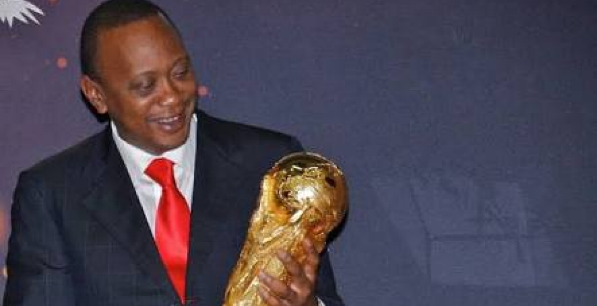 President Uhuru Receives FIFA World Cup Trophy in the Country, Kenyans to View It at KICC