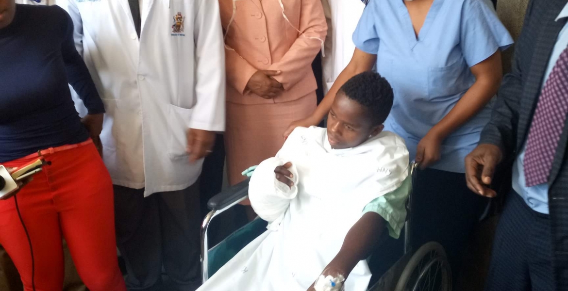 Medics at Kenyatta National Hospital Successfully Replant Kenyan Boy's Severed Hand