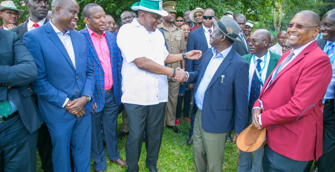 President Kenyatta, Raila Make Another Rare Public Appearance Together