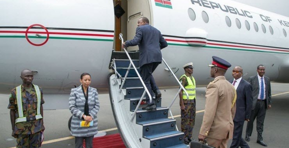 President Uhuru Jets Out of the Country for a Three-Day Official Trip to Cuba