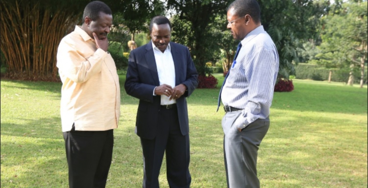 Kalonzo, Wetang'ula, Mudavadi 'Cry Foul' after Raila Fails to Consult them Before Meeting President Uhuru