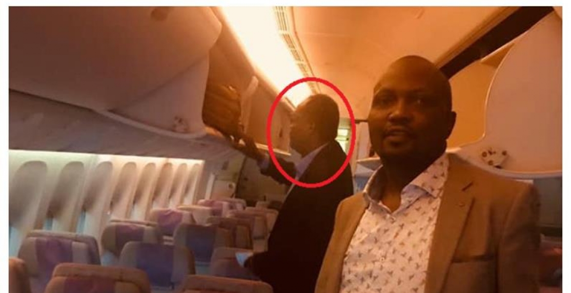 Kenyans Online React as Gatundu South MP Moses Kuria 'Escorts' Miguna Miguna to Dubai
