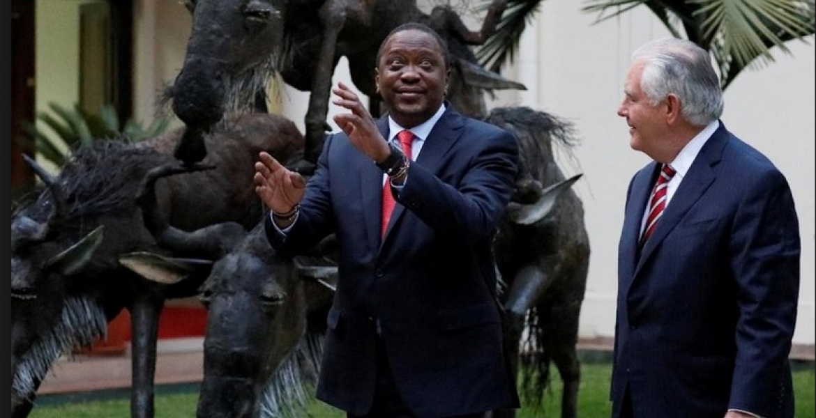 US Secretary of State Rex Tillerson Lands in Nairobi