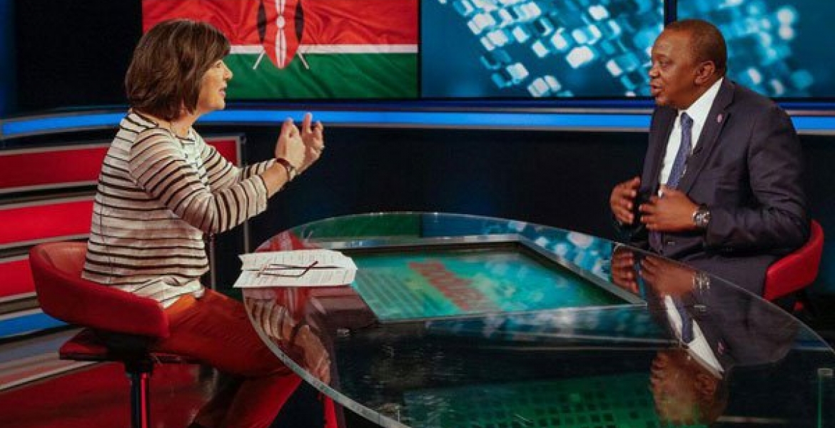 I Have No Ties with Cambridge Analytica, President Kenyatta Tells CNN