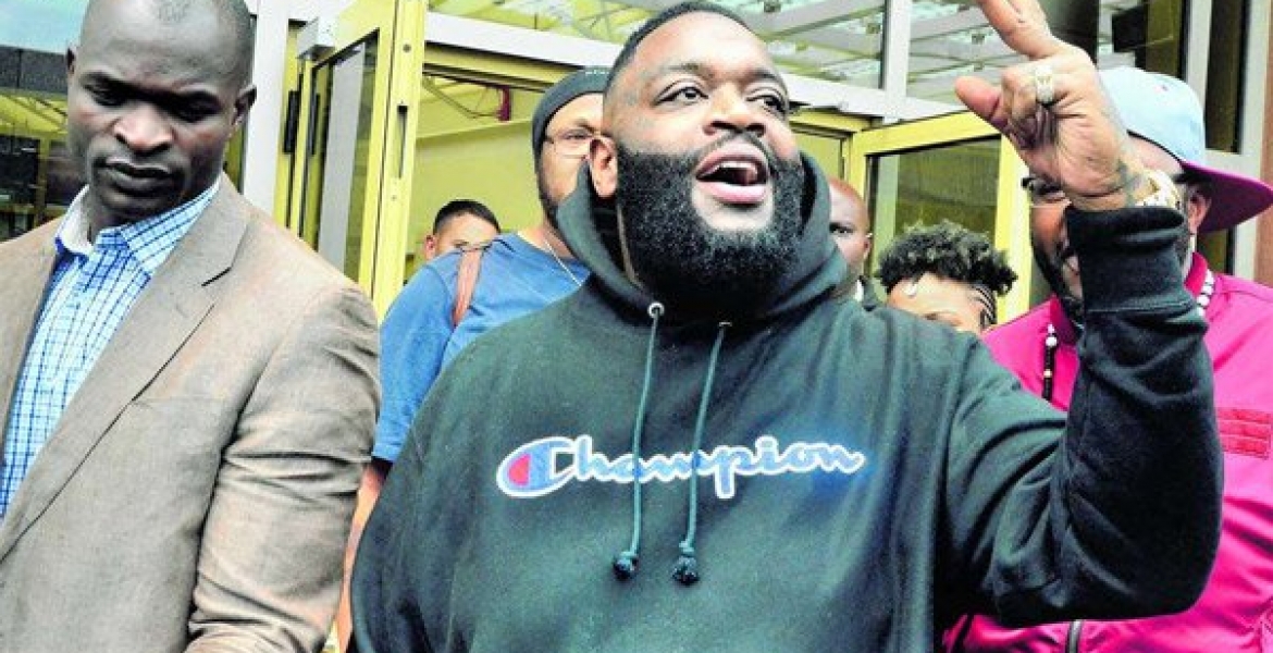 American Rapper Rick Ross Gets Explosive Reception at JKIA