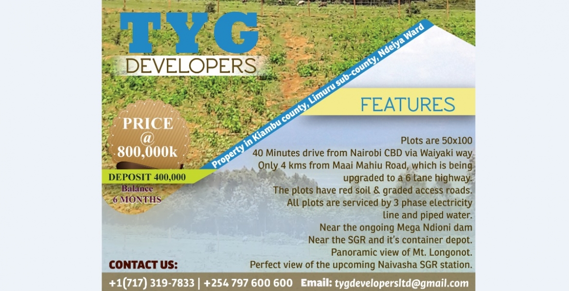 Plots for Sale in Limuru, Kiambu County