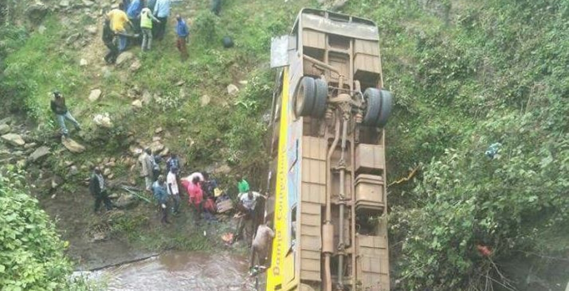 17 People Confirmed Dead as Bus Plunges into River Siyiabei in Narok
