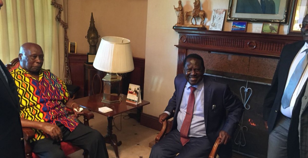 Raila Dalliance with Moi, Mt Kenya Stirs Nyanza