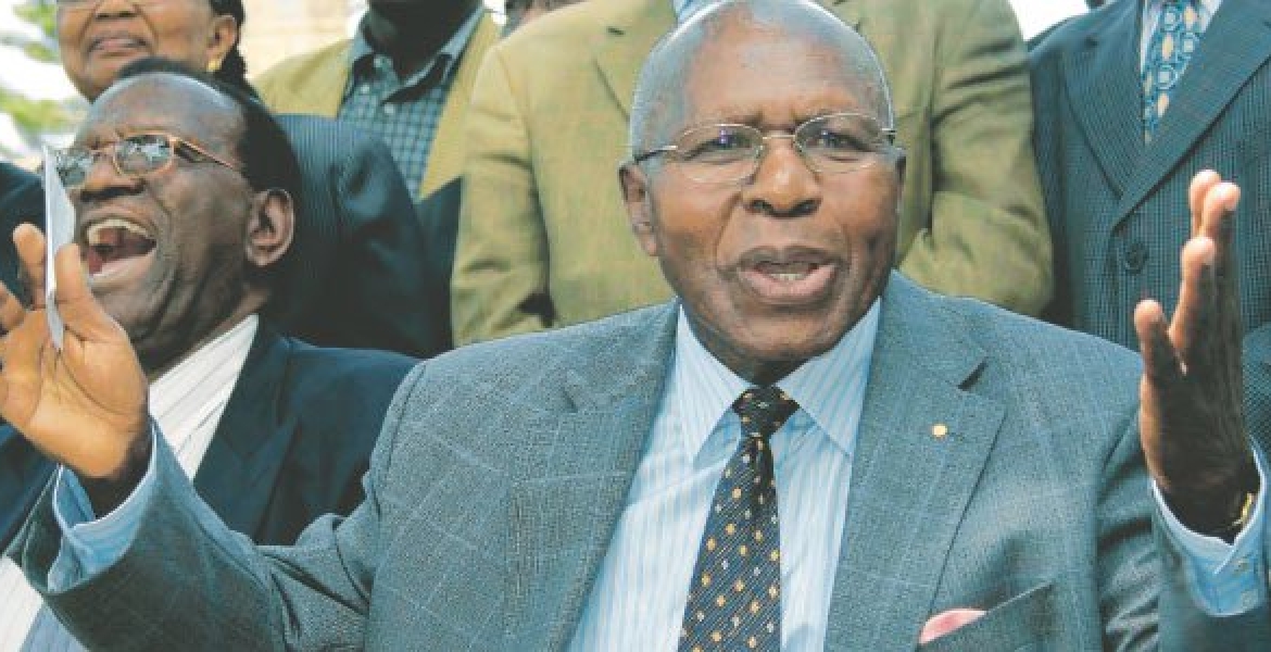 Former Cabinet Minister Simeon Nyachae Suffers Stroke, Flown to South Africa for Treatment