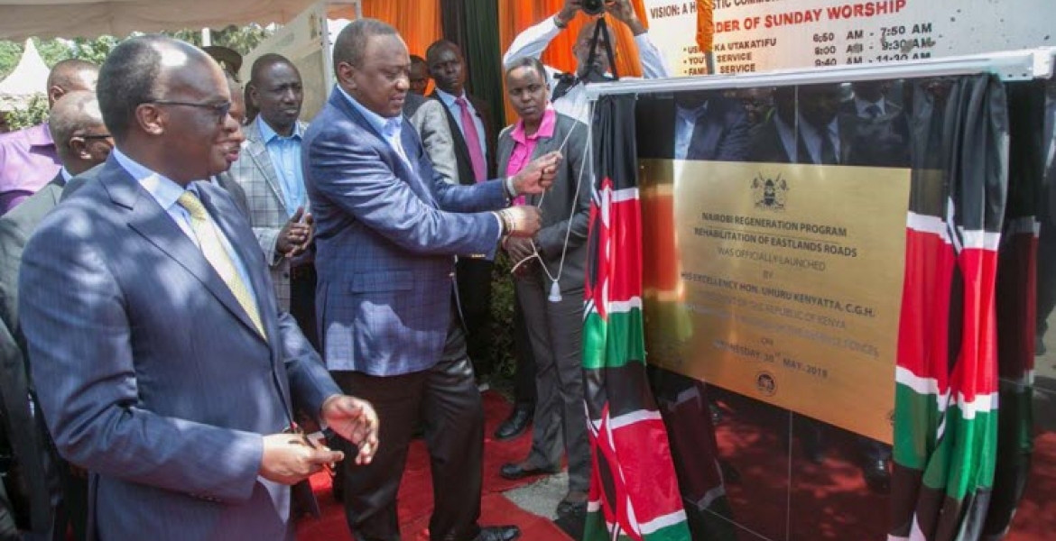President Kenyatta Launches Construction of Sh2.7 Billion Roads in Nairobi's Eastlands Area