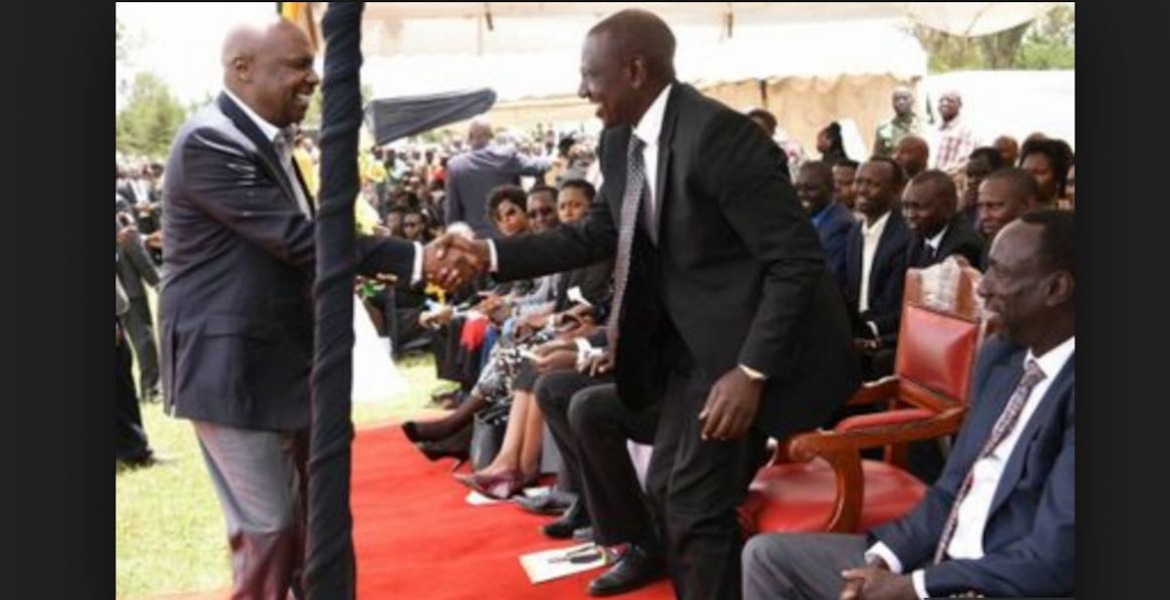 Senator Gideon Moi Meets Deputy President William Ruto after Mzee Moi Snub